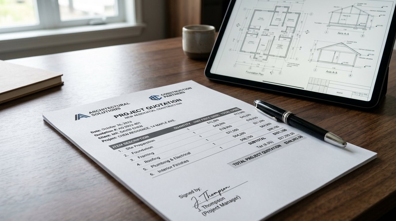 What Should Be Included in a Building Quote?