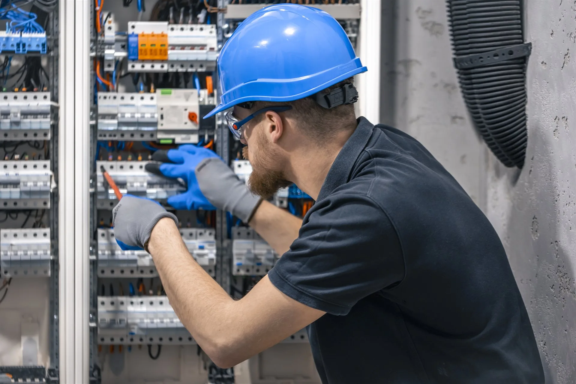 Electrical specialists in action