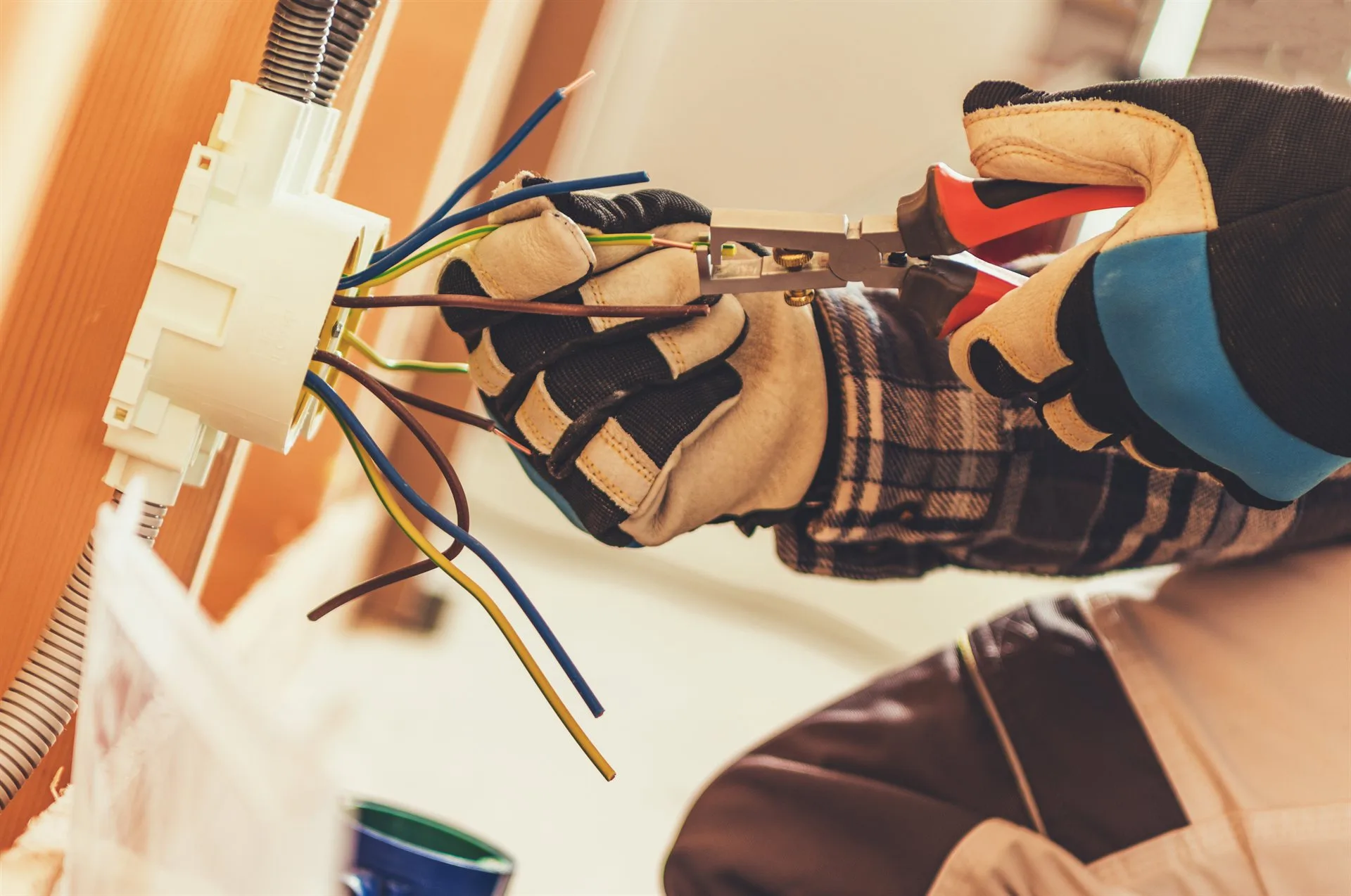 Full Property Rewire specialists in action in Birmingham