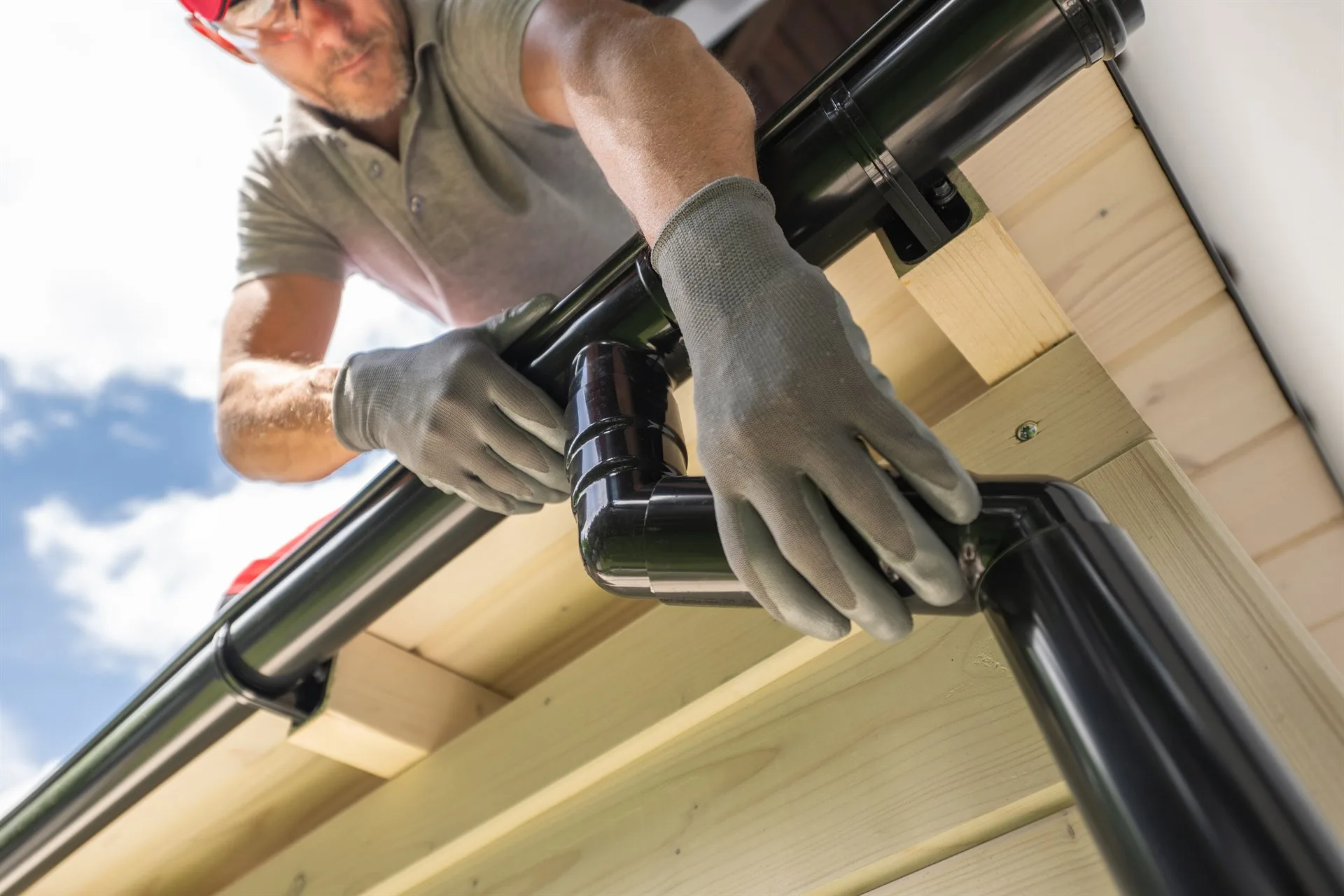 Guttering & Fascia Upgrade specialists in action