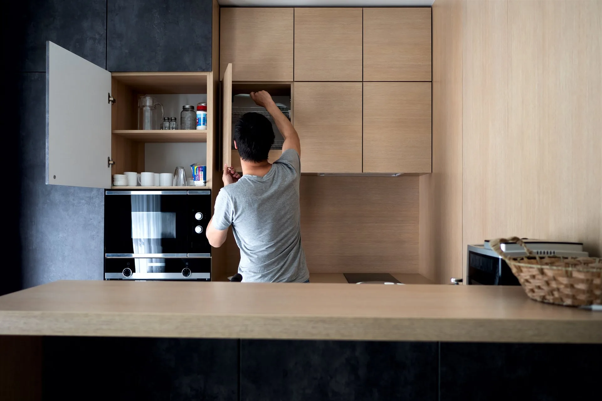 Kitchen Cabinet Fitting specialists in action