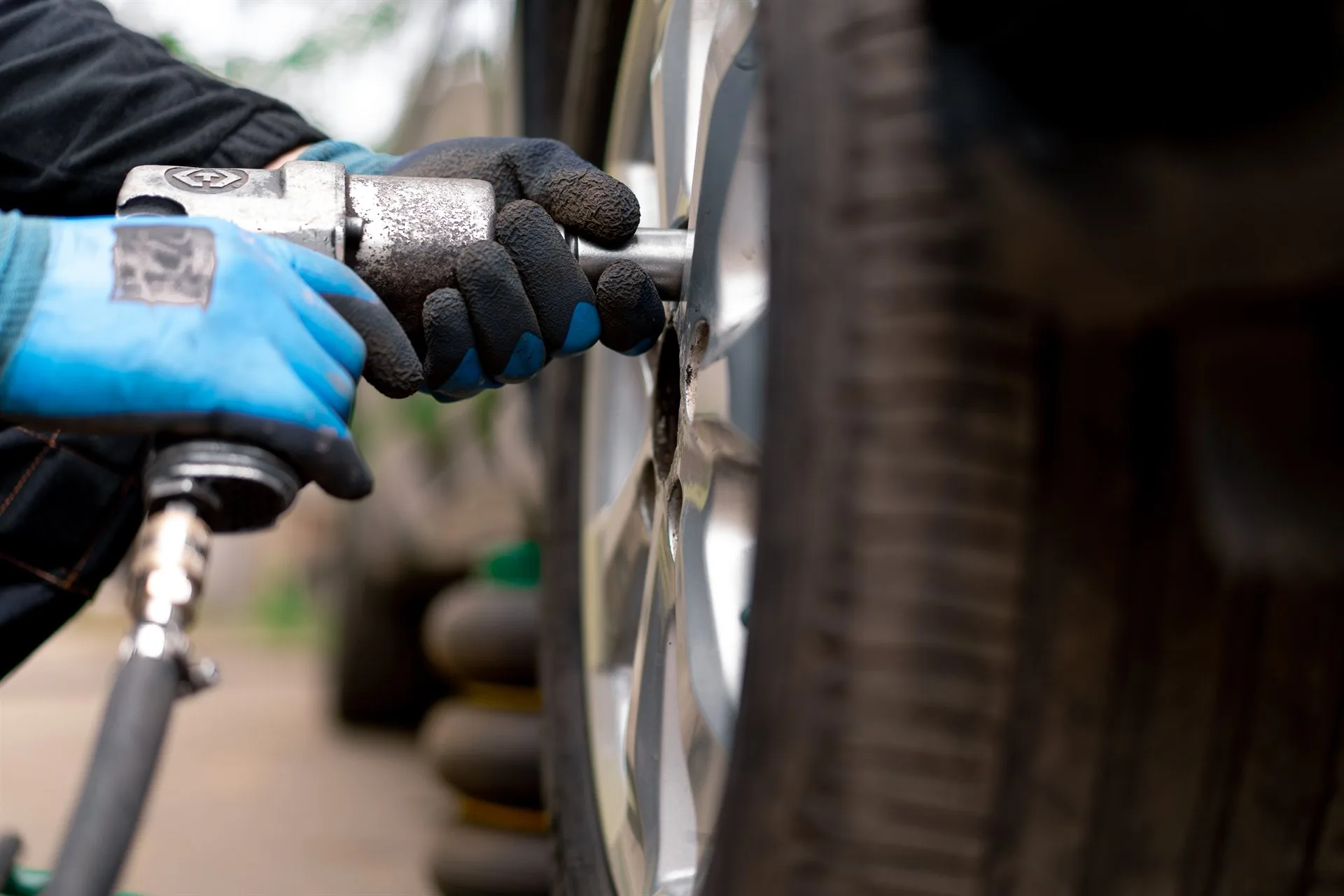 Tyre Fitting & Repairs specialists in action