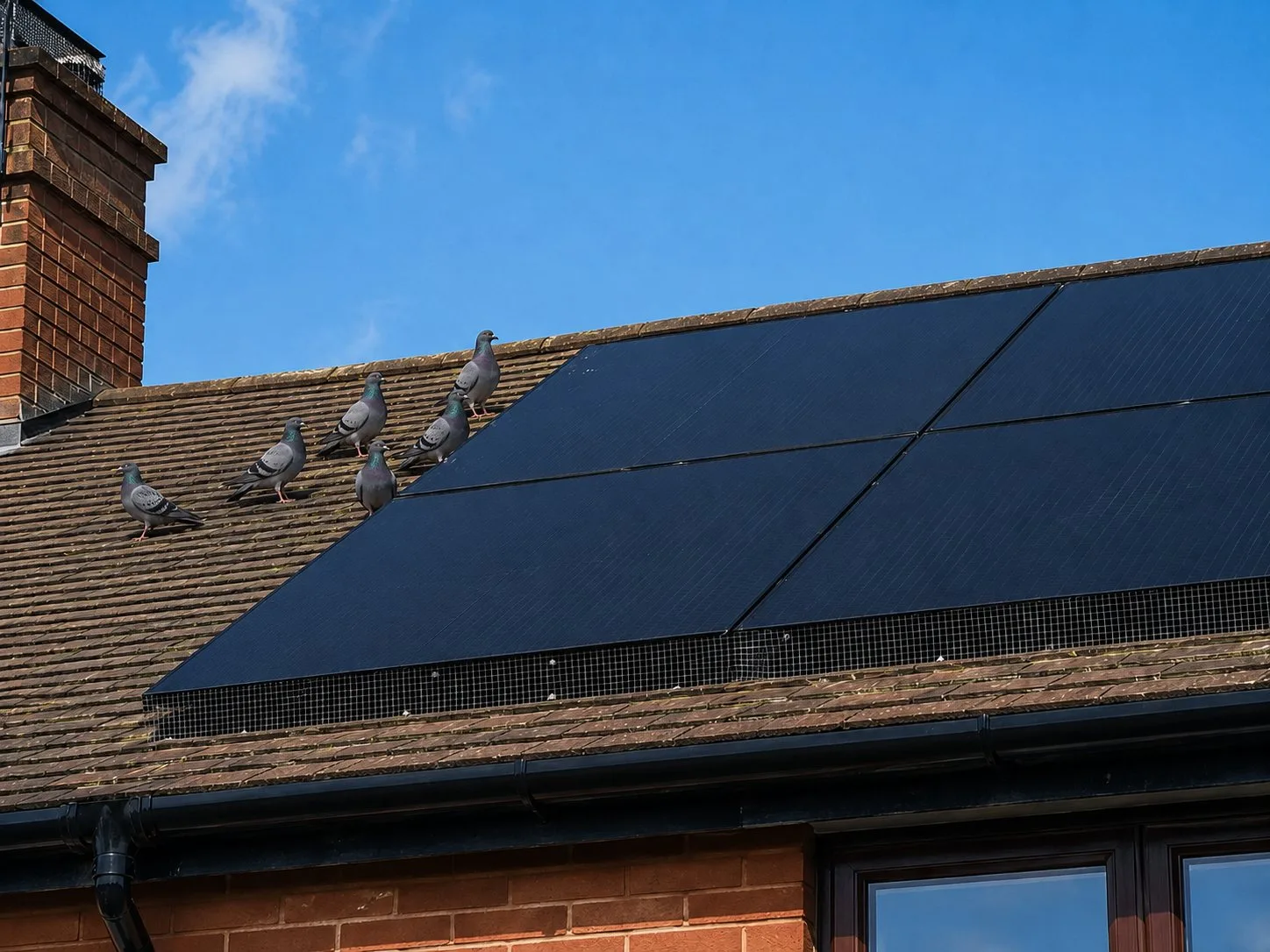 Solar Bird Proofing Mesh specialists in action